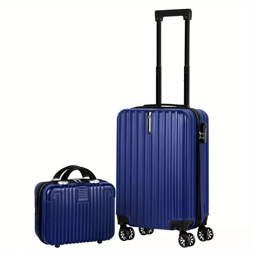 Aluminium alloy luggage and mini box travel set with two trunks and towel