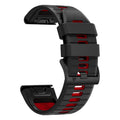 Fenix87pro6 two-colour quick release silicone watch strap for Garmin Fenix