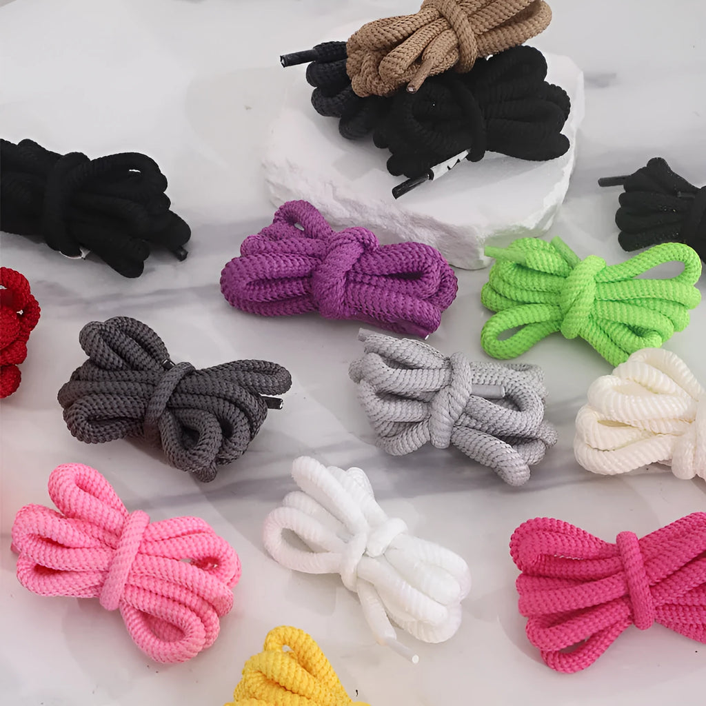 Oval shoelace adapter rope in 1.0mm width with length options from 120cm to 160cm