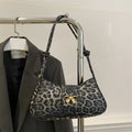 Black PU leather women's casual large tote handbag with sandwich pocket
