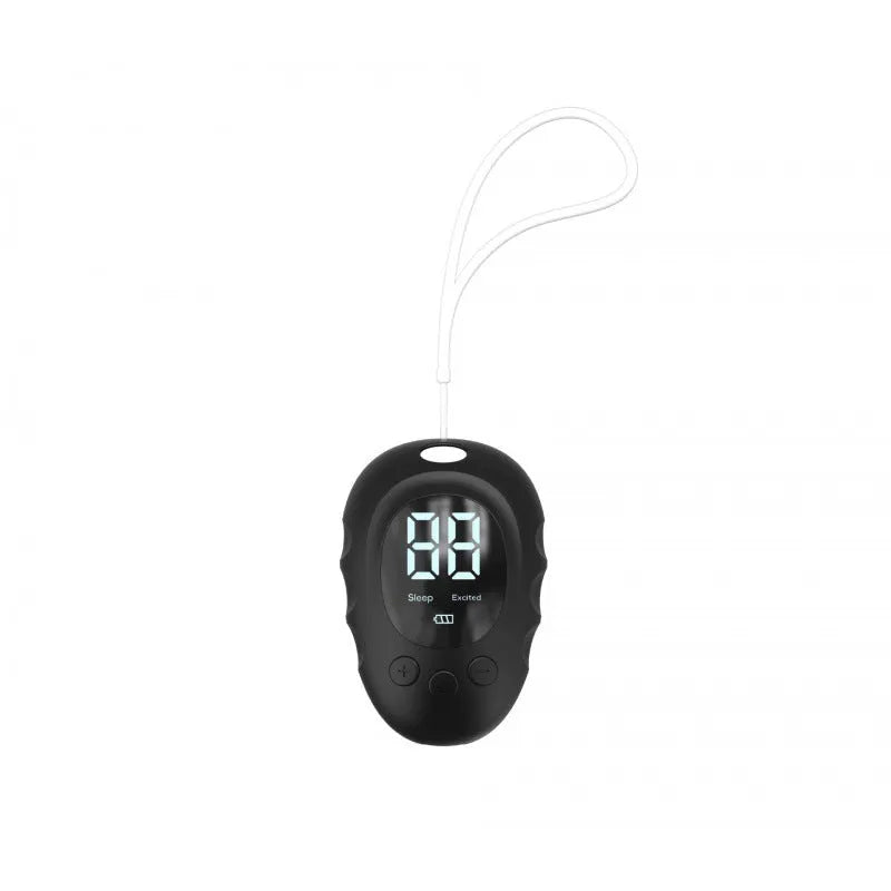 Rechargeable silicone sleep aid hand grip body in black green and white with remote control function