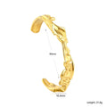 Women's stainless steel bracelet with European styling in gold and silver tone options
