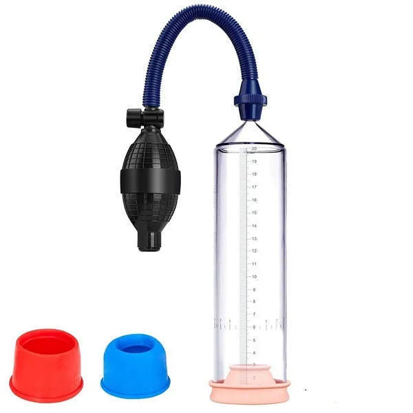 Male minimalist home exercise machine silicone cover accessory set with plastic valve exerciser