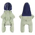 British style waterproof and dustproof dog shell jacket for small medium pets in polyester material