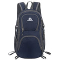 Black Oxford cloth 20-litre multi-functional backpack with air pillow belt straps for outdoor sports.