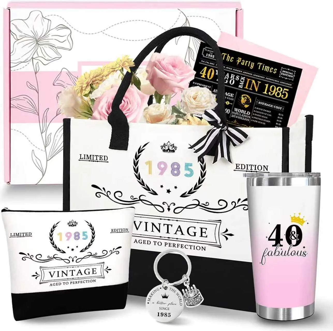 Aromatherapy candle gift box with multiple colour suit options including pink, purple, blue, black, and sunflower designs.