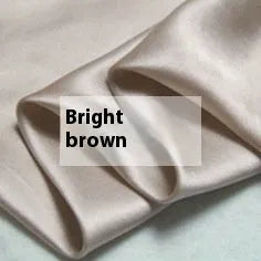 Solid colour silk duvet cover in lotus pink, pea green, bright brown, mysterious purple, white, and silver blue.