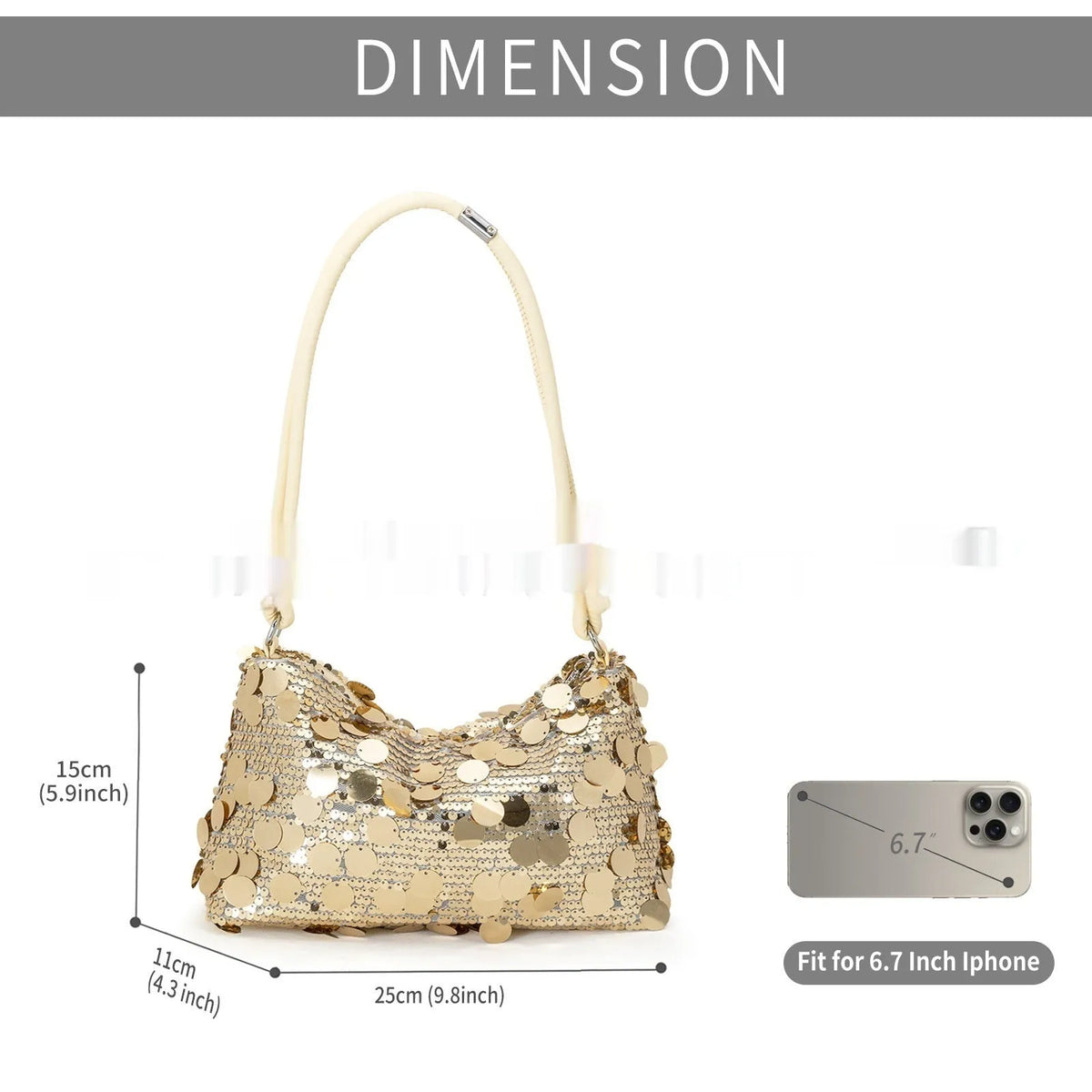 Women's polyester crossbody shoulder bag in black colour showing sandwich pocket construction