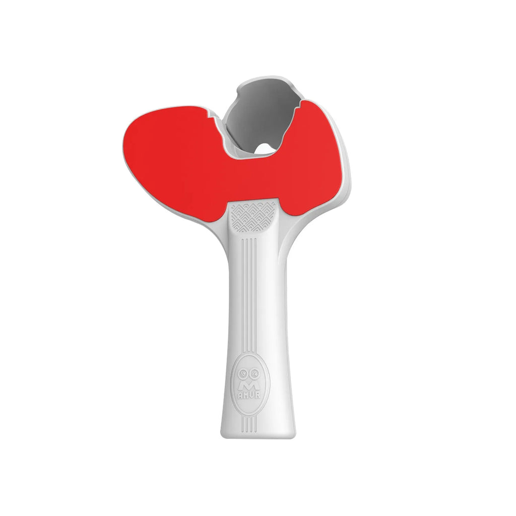 Red and blue silicone plastic table tennis racket grip for Pico 4 VR controller