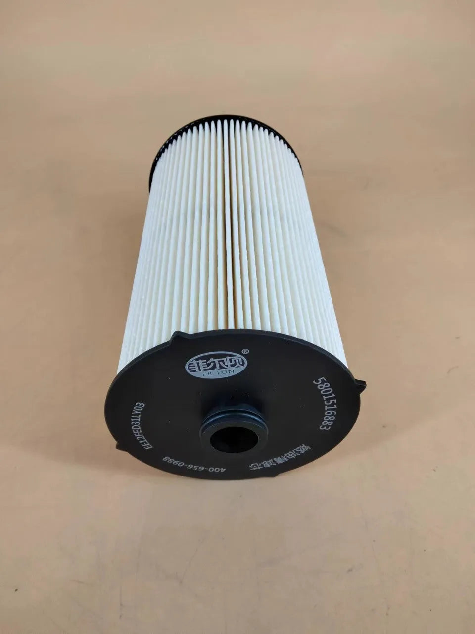Iveco fuel filter part 5801516883 with folding element for diesel impurity removal