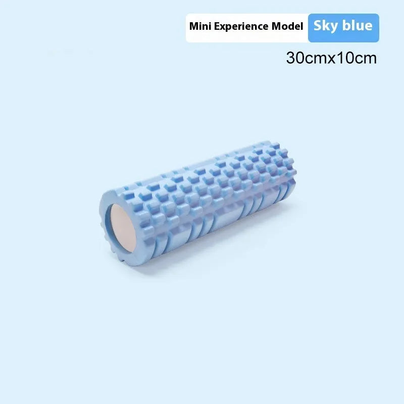EVA foam roller in choice of colours including black, grey, pink, sky blue and light purple