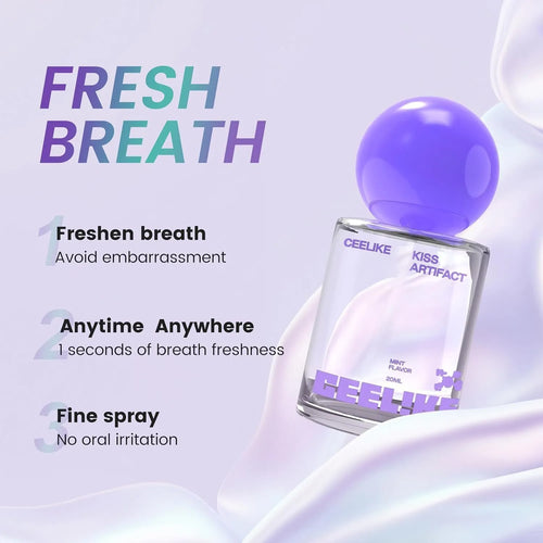 20ml portable oral spray bottle with probiotic formulation for hydrating mouth care