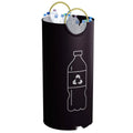 Round portable trash can with 38x72cm dimensions in PP plastic for office and outdoor use
