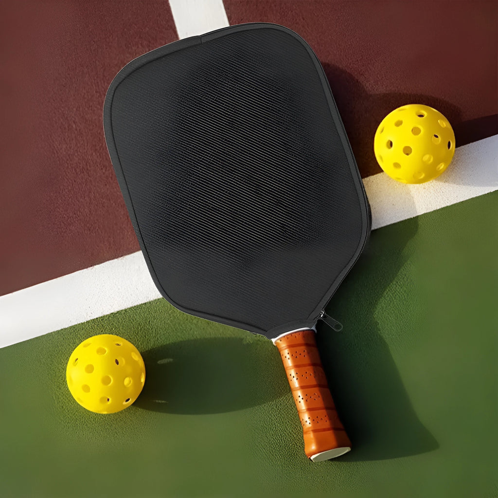 Black neoprene protective sleeve for table tennis rackets