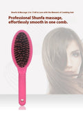 Black ring tooth hair extension comb made from ABS plastic measuring 22cm by 6cm