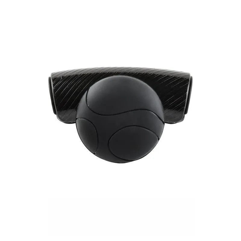 Black steering wheel assist ball with silicone construction and metal bearing mechanism