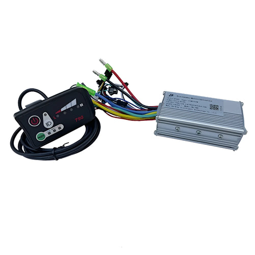 6-tube electric bicycle scooter controller showing 24V 36V 48V 250-350W specifications and connection terminals