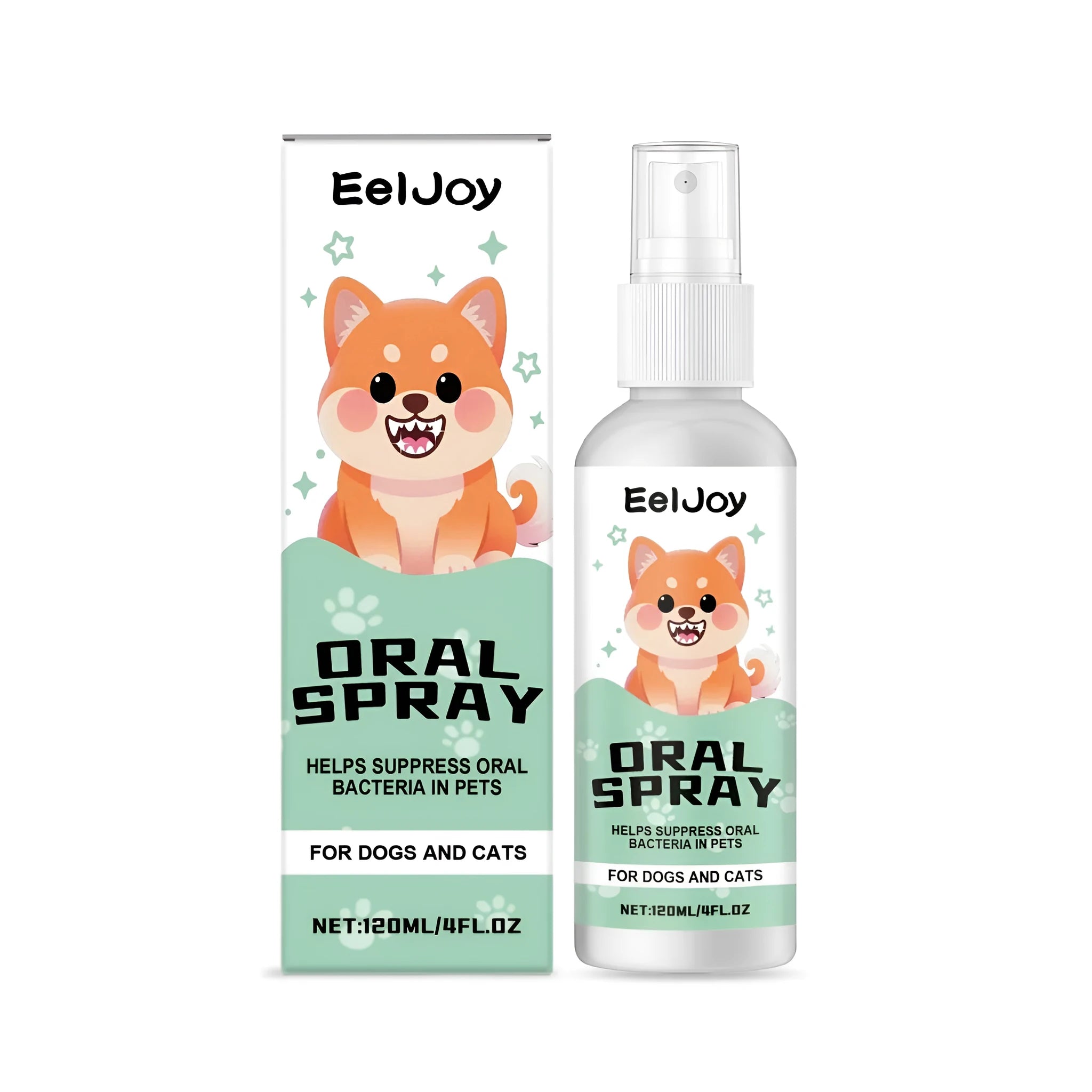 120ml pet oral spray bottle for dog and cat dental care with chlorhexidine