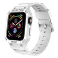 Apple Watch Series 8 TPU sport strap in multiple colours showing 38mm and 42mm size options