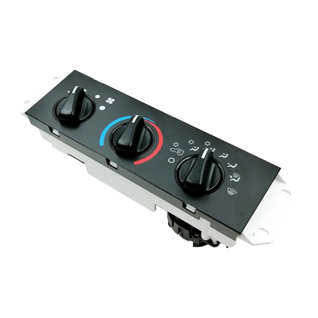 Black Jeep Wrangler air conditioning control panel replacement part, OE 55056558AA.