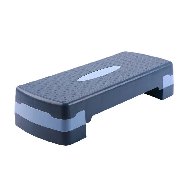 Fit aerobics step platform in orange colour showing 68cm length, 28cm width, and 15cm height.