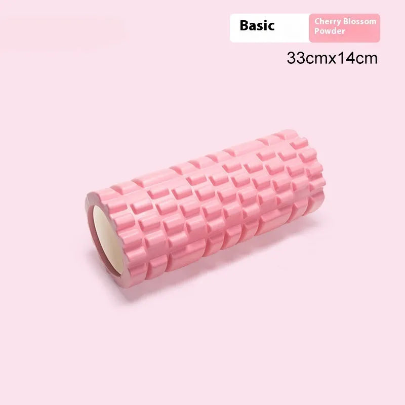 EVA foam roller in choice of colours including black, grey, pink, sky blue and light purple