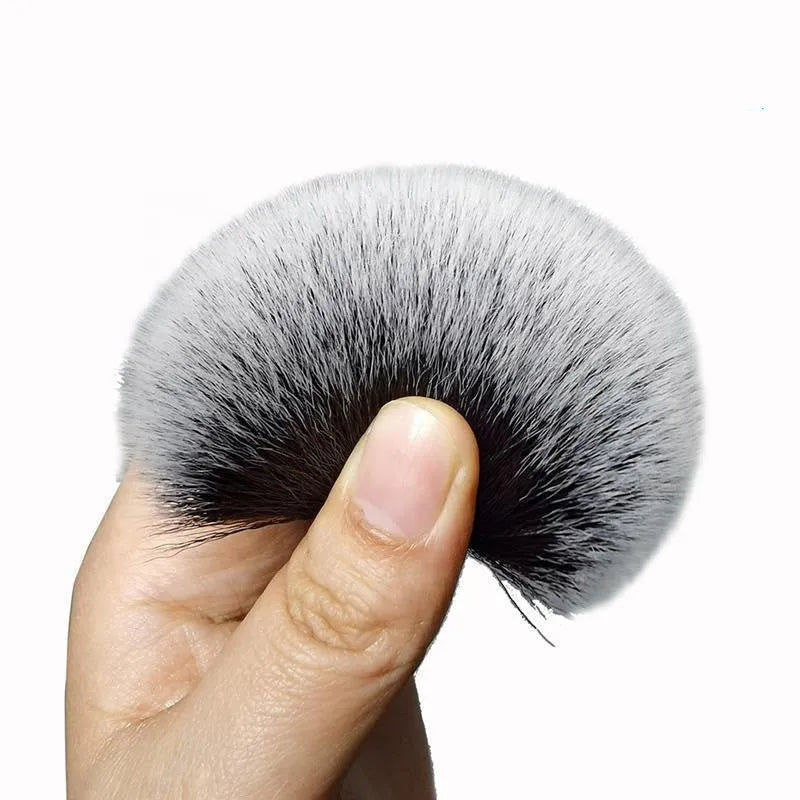 Black PP handle car detailing brush with ultra-soft pig hair bristles in large and small sizes.