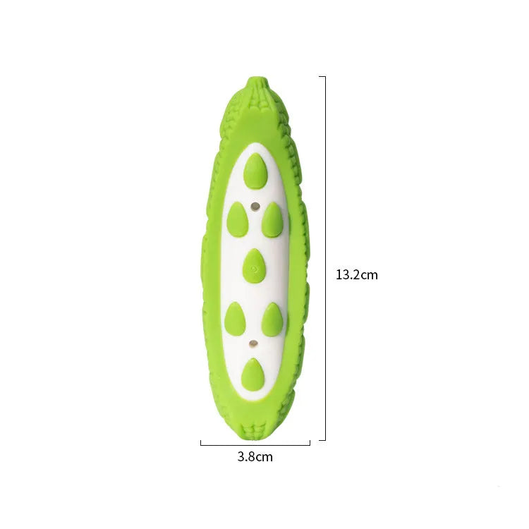 Green and purple meat-scented simulation dog toy for large breed chewing resistance