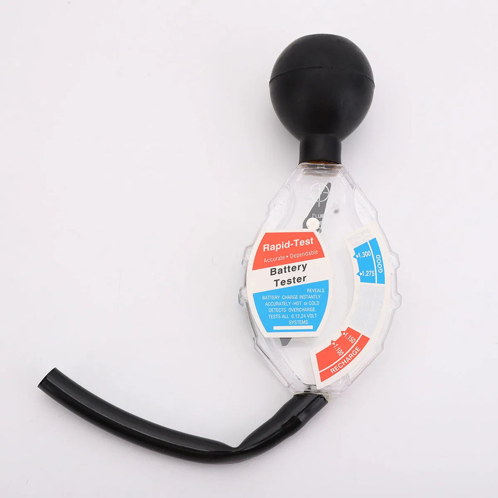 Suction electrolyte hydrometer densitometer instrument for battery fluid testing with ABS plastic construction