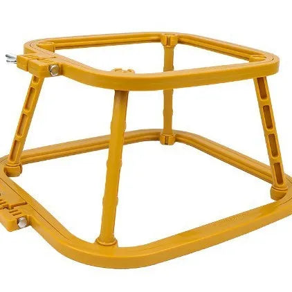 Double-layer ABS desktop embroidery frame stand with cotton cloth panels, adjustable, small and large sizes, five colours