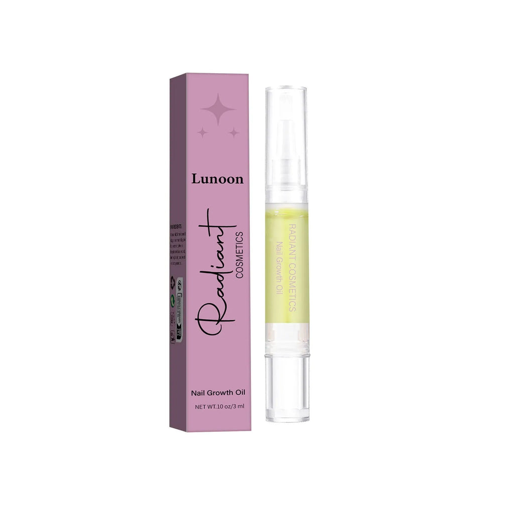 3ml bottle of wash-free nail growth and moisturising treatment oil.