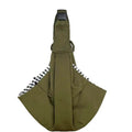 Adjustable shoulder strap pet bag in soft polyester fabric available in multiple colours