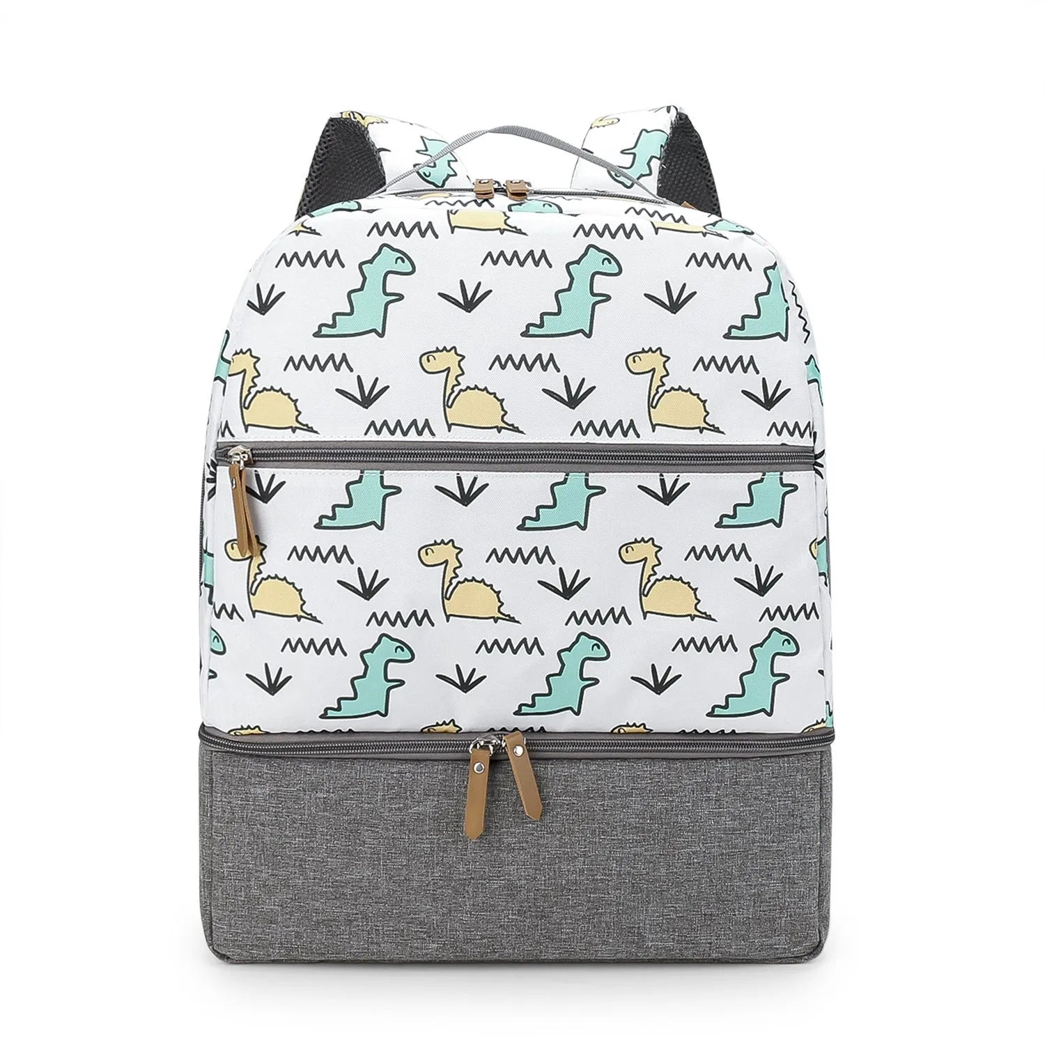 Insulated mother and child travel backpack in Oxford cloth with curved shoulder straps