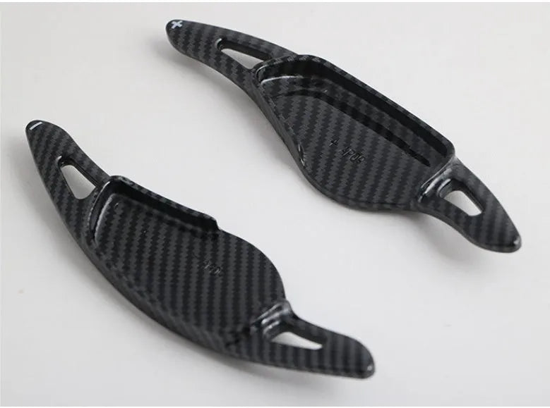 Carbon fibre black steering wheel paddle shifter for interior car modification