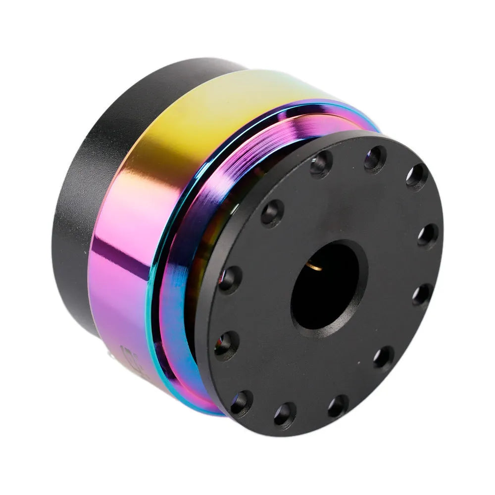 Colourful car steering wheel quick release device with height adjustment connection base