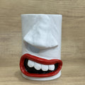 Resin tissue box cover ornament in American style with funny tissue holder design