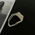 Polished zinc alloy hair barrette for women in gold or silver geometric shapes including square, arc, and triangle styles.