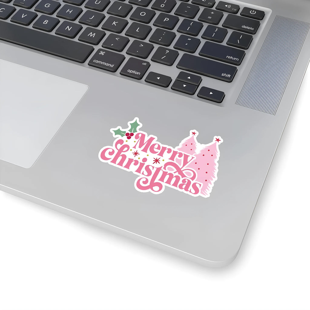 Assortment of 50 cute Christmas-themed waterproof stickers ranging from 4cm to 8cm in size.