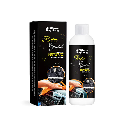 Rectangular box of automotive polish for car interior repair, measuring 3.8 by 12.3 centimetres.