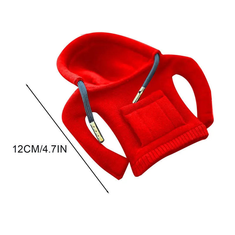 Cotton gear lever sweater decoration in six colours on car gear knob