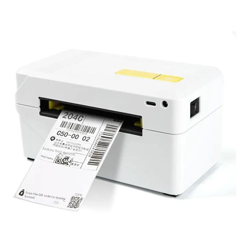 FlashLabel Thermal Express Face Single Machine label printer in black and white models
