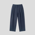 Men's lightweight cotton linen trousers in solid colours with pencil leg opening and casual fit