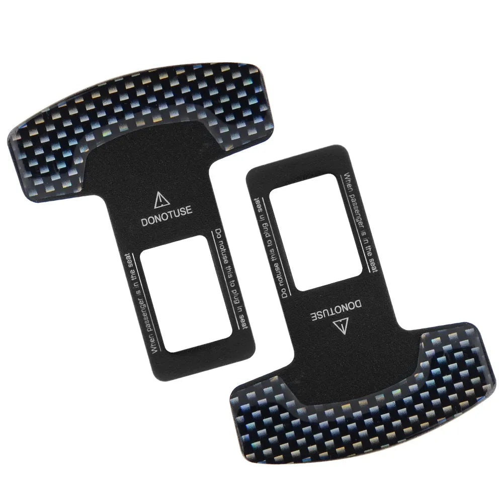 Aluminium alloy lock tongue buckle bottle opener keychain in frosted carbon fibre finish