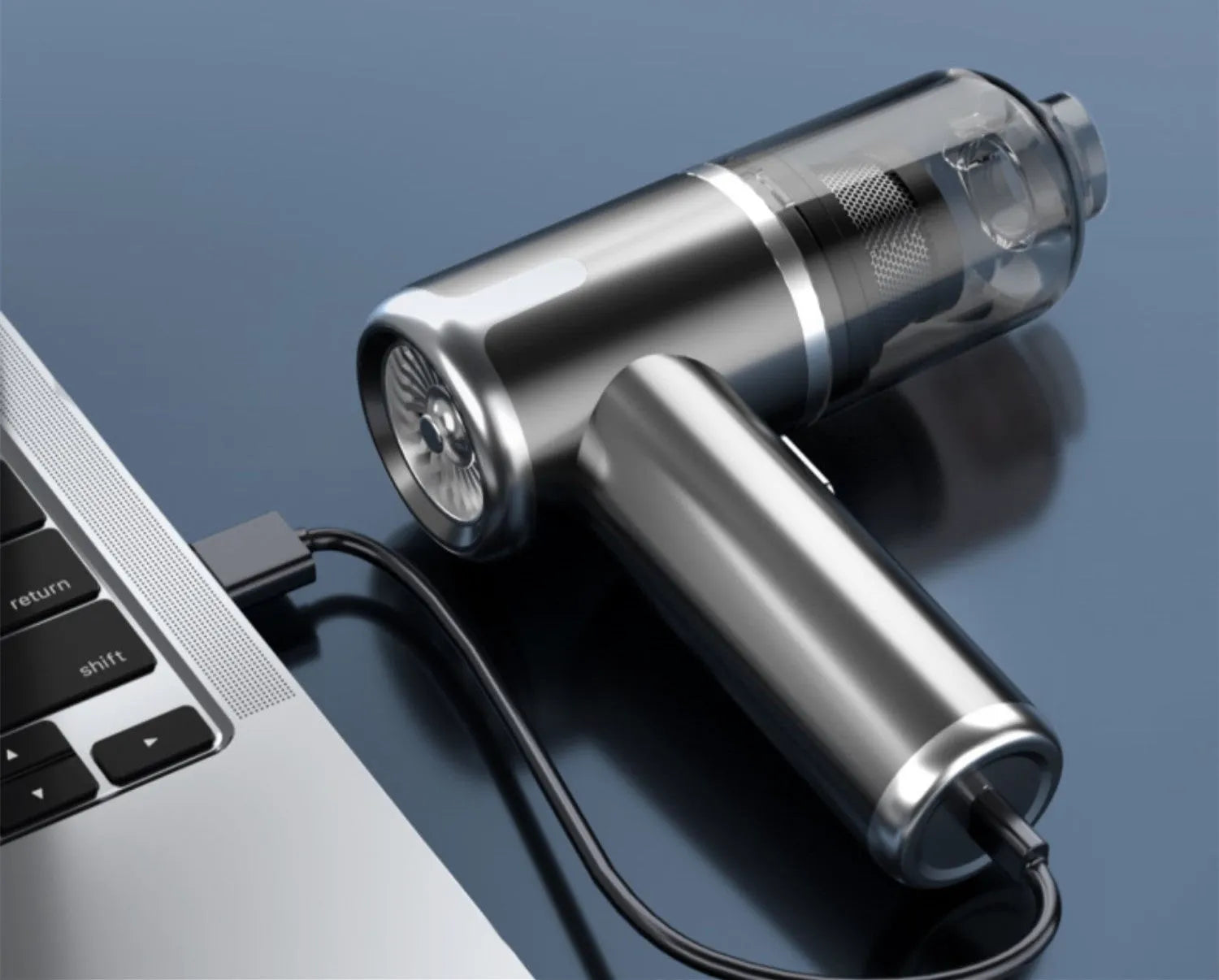 Wireless handheld car vacuum cleaner with attachments for interior cleaning