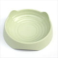 Ceramic dog slow feeder bowl in pink colour showing maze pattern with raised ridges