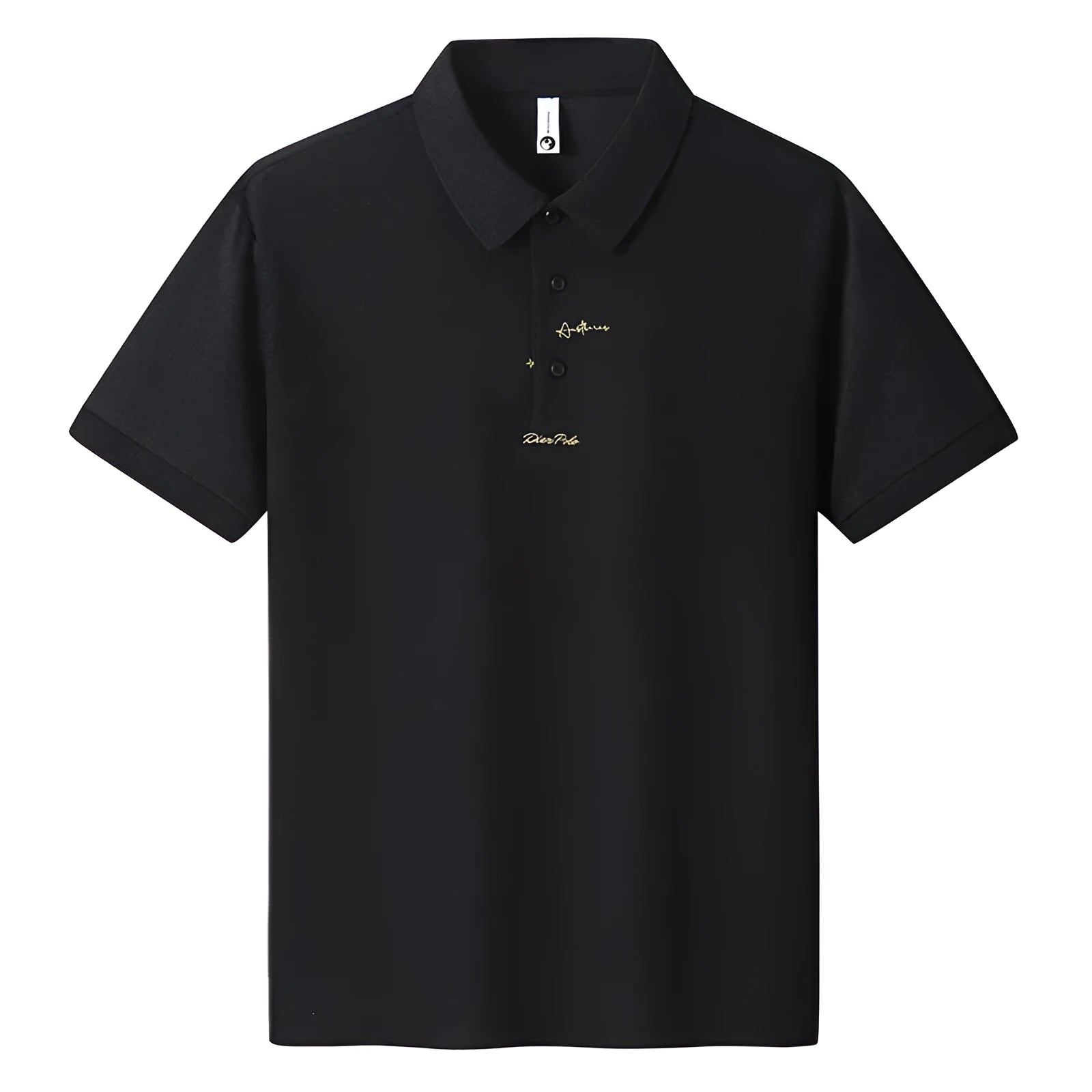 Men's loose fit cotton t-shirt with letter print in multiple colour options on a size chart.