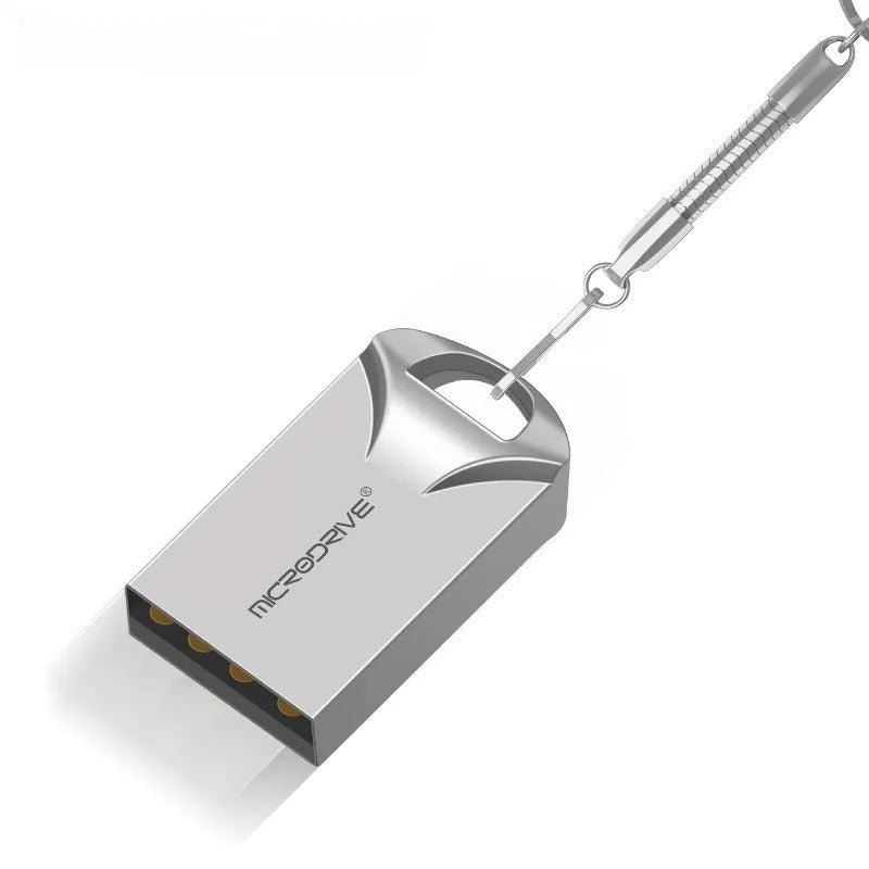 Mini black and silver metal USB flash drives showing compact size and USB connector