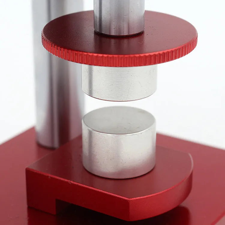 Watch repair spiral cap presser tool with 20 plastic moulds for watch back covers