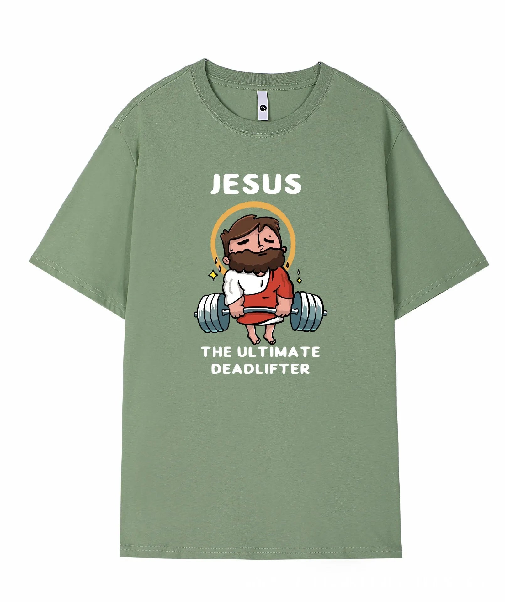 Men's regular fit pure cotton short sleeve T-shirt on a hanger, shown in apricot colour.