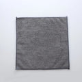 Grey 25x25cm oilproof microfiber kitchen cleaning cloth for pot and bowl decontamination